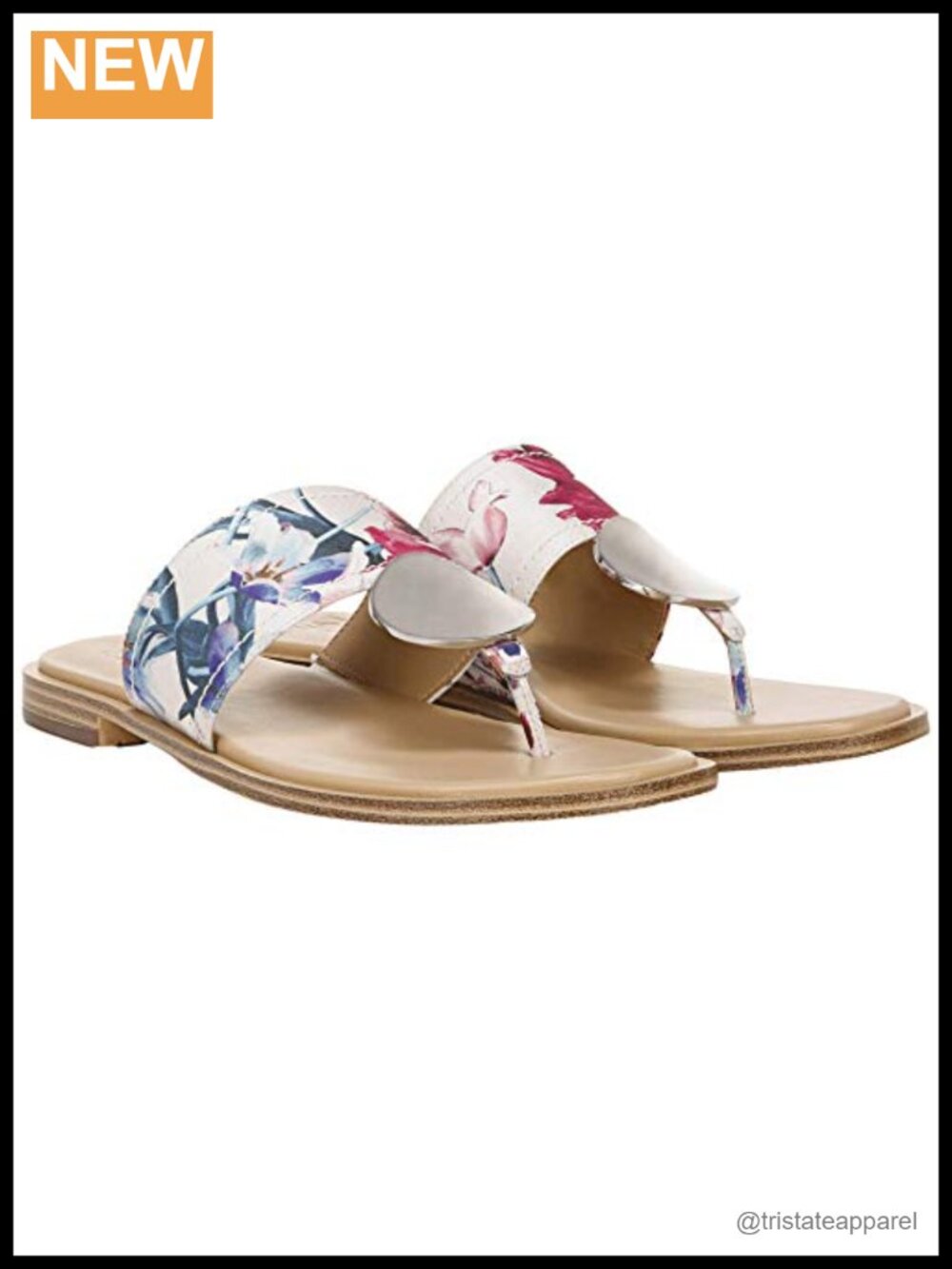 Women's Leather Thong Slide Sandals Comfort Cushioning Casual